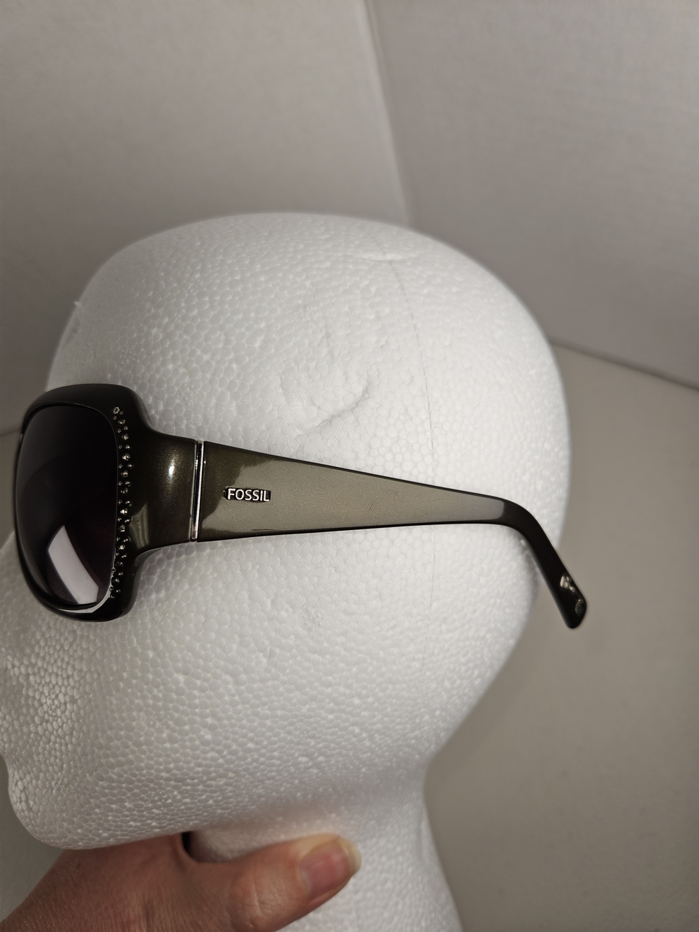 Fossil Women's Olive Green Lore 3ST PS 4076 Sunglasses Oversized - Picture 9 of 16